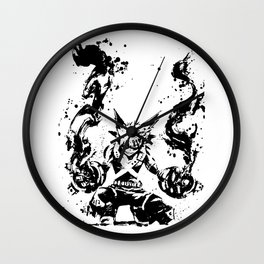 Bakugo Katsuki Ink Splatter Wall Clock | My, Togatamirio, Academia, Yagi, Boku, Graphicdesign, Plusultra, Murder, Midoriya, Todorokishoto 