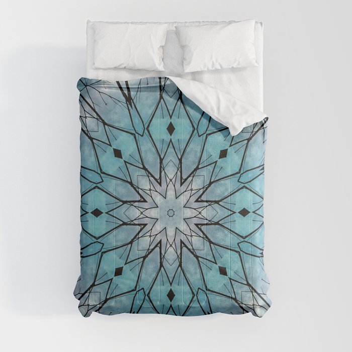 Snowflake Mandala Comforter