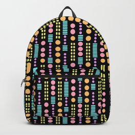 Rainbow beads pattern Backpack