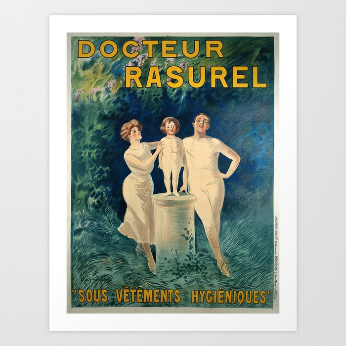 Vintage poster - Docteur Rasurel Art Print