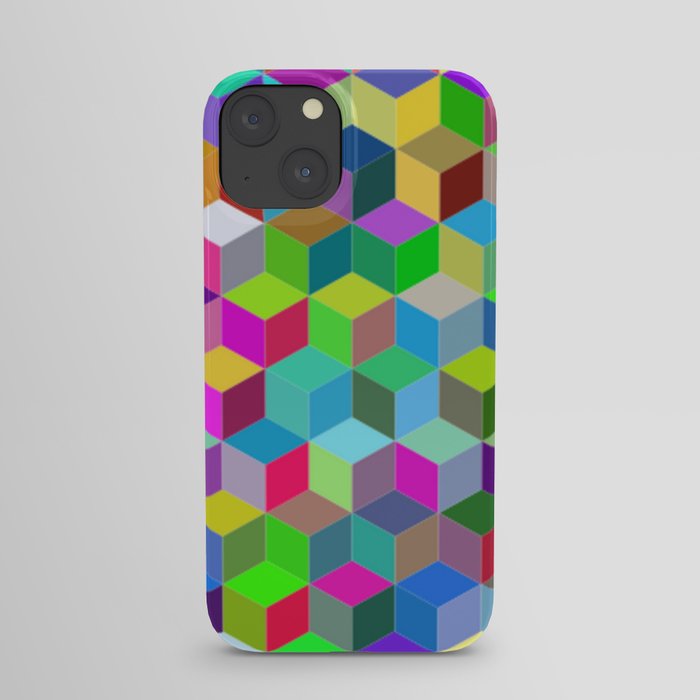 Colorful Diamonds 3 iPhone Case