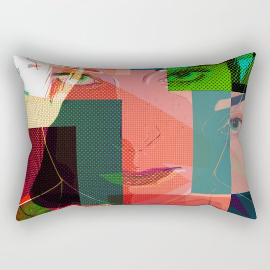 Eyes Pop art Rectangular Pillow