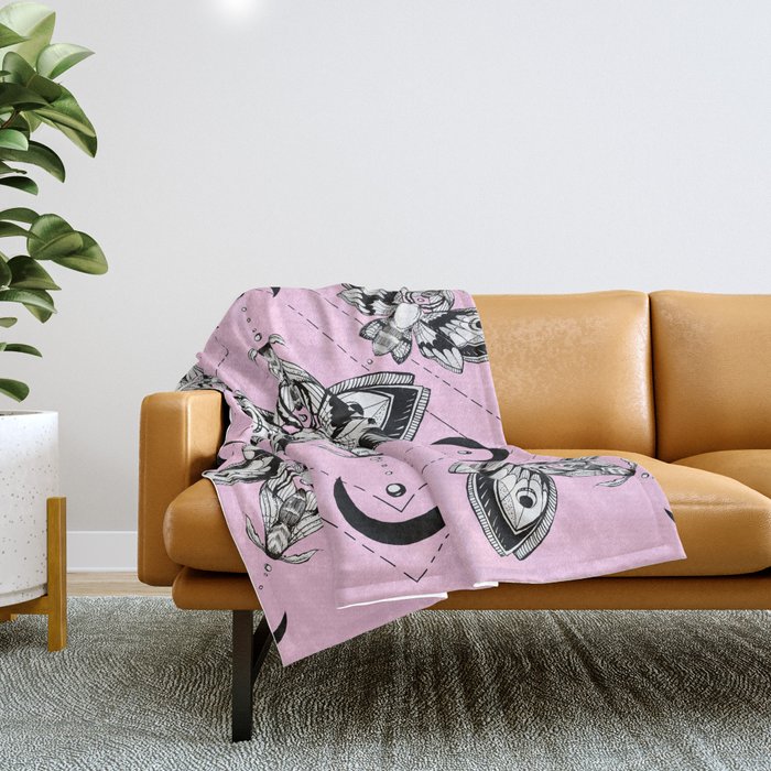 Goth hot sale throw blanket