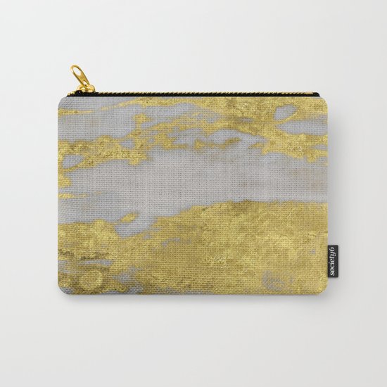 Agria gold marble Carry-All Pouch