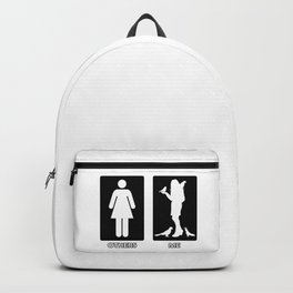 Others vs. Me (woman) - bird Backpack