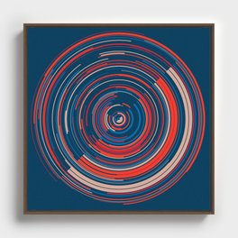 Arcs 23 Framed Canvas