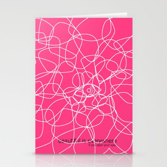see beauty Stationery Cards