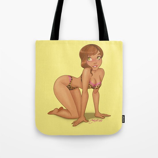 print lingerie Tote Bag