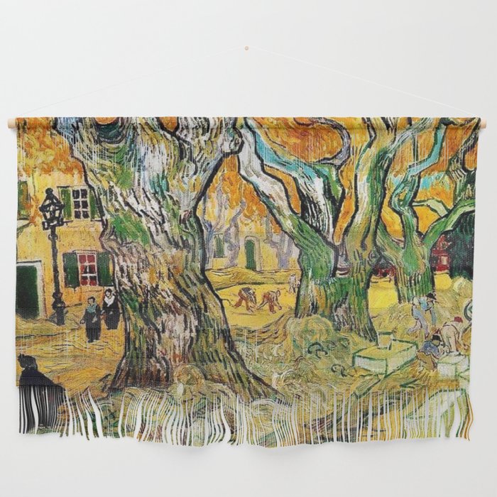 Road Works at Saint-Remy by Vincent van Gogh Wall Hanging