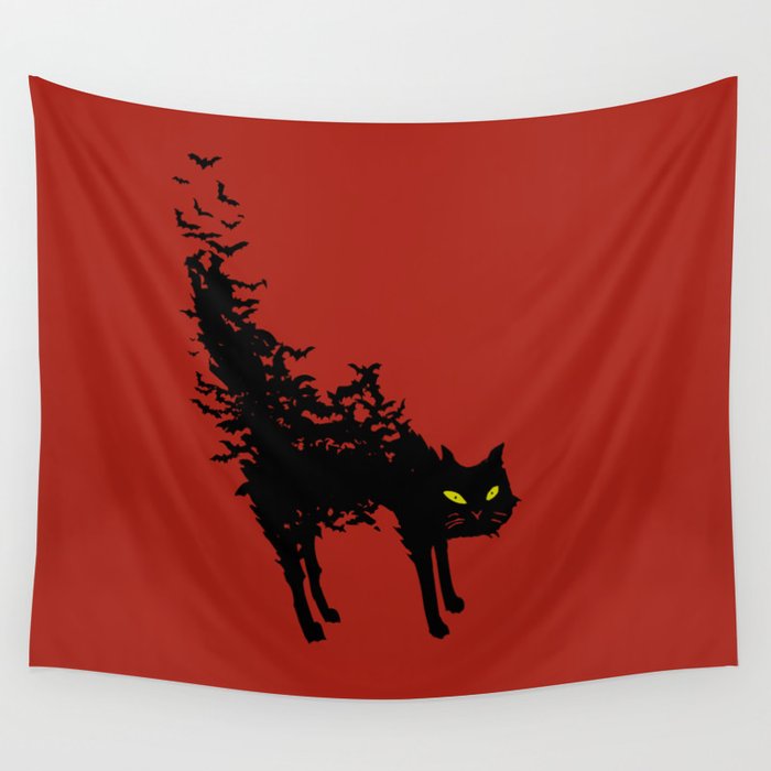 Freaking Meow Wall Tapestry