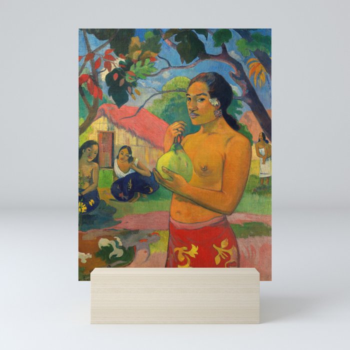 Paul Gauguin - Woman Holding a Fruit Mini Art Print
