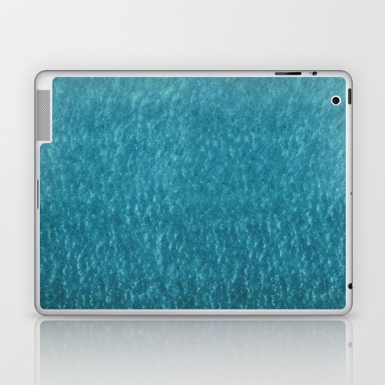 abstract blue ,water waves Laptop & iPad Skin