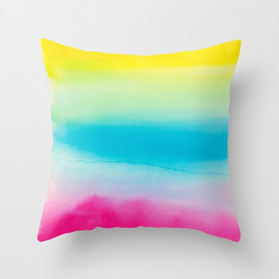 Watercolor I Throw Pillow