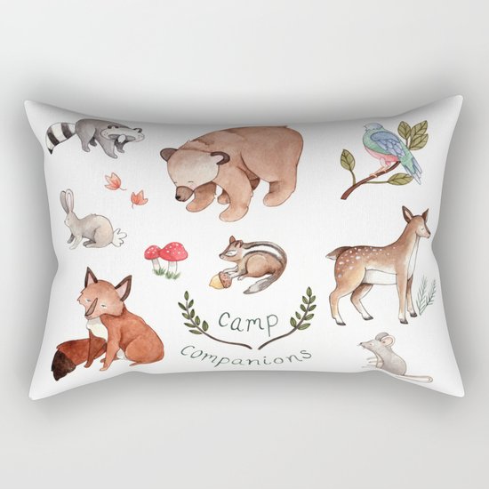 Camp Companions Rectangular Pillow