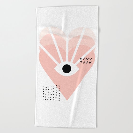 Love vision Beach Towel