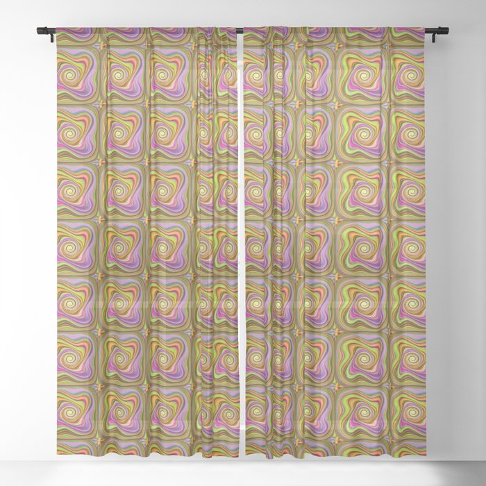 Get Sweet Brit out of The Twilight Zone Sheer Curtain