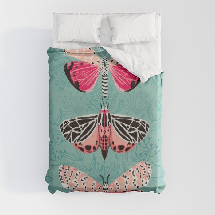 Lepidoptery No. 6 by Andrea Lauren Duvet Cover