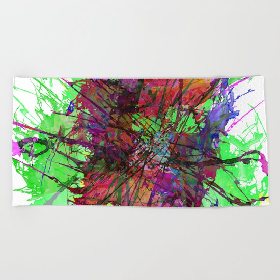 Colour Expression / Color Expression Beach Towel