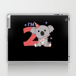 Second Birthday Koala For Children 2 Years Laptop Skin
