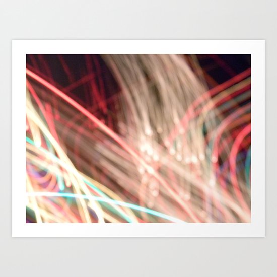 So many lights. Art Print