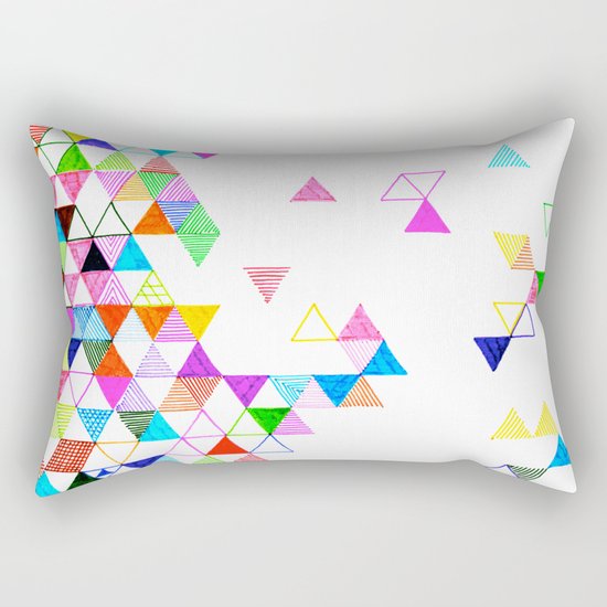 Falling Into Place Rectangular Pillow