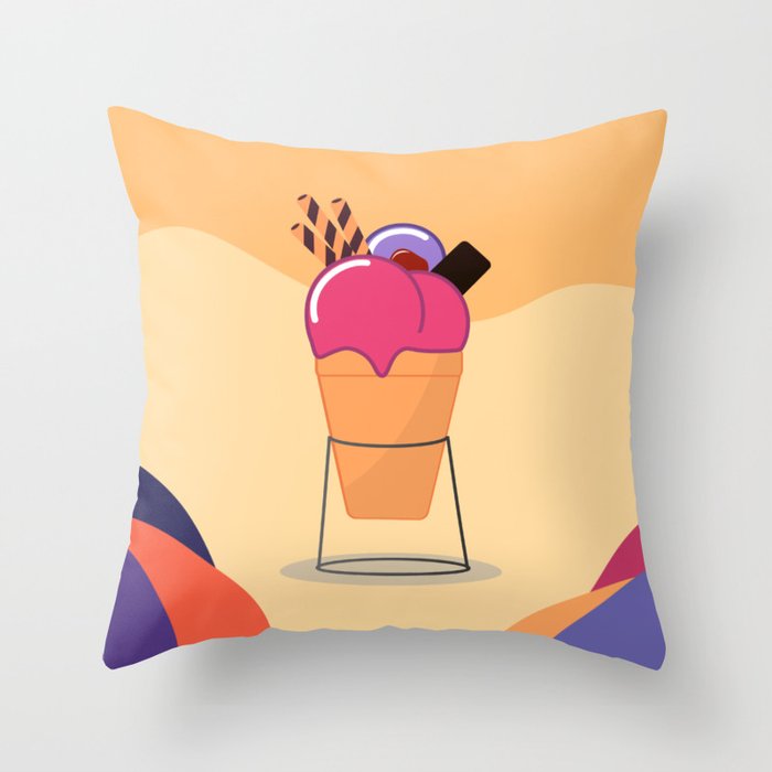 Flat sales throw pillows