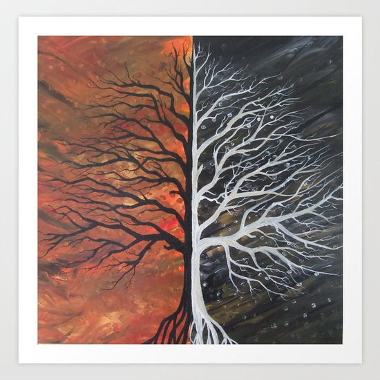 The Last Autumn Art Print