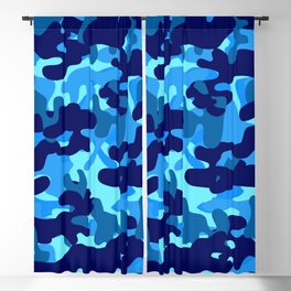 Camouflage (Blue) Blackout Curtain