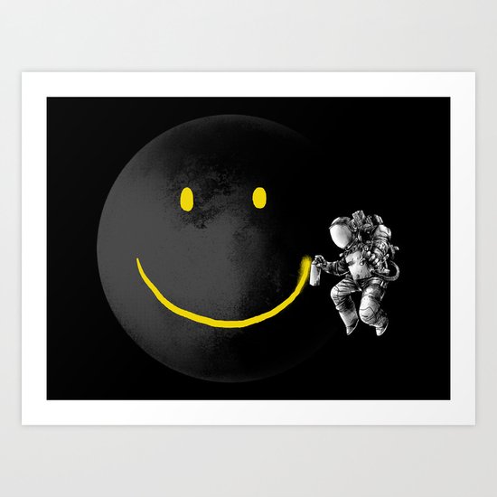 Make a Smile Art Print