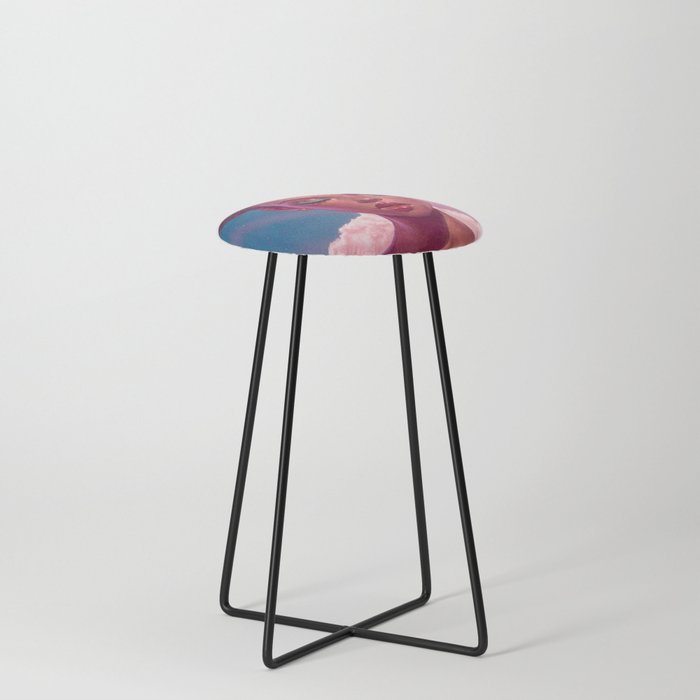 Pink Love Counter Stool