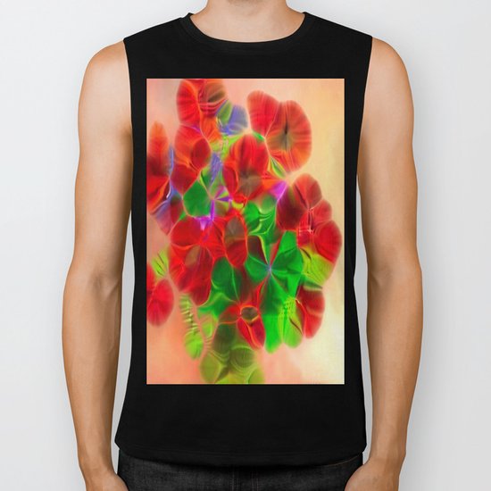 floral bloom Biker Tank