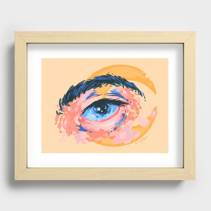 Starry Eyes Recessed Framed Print