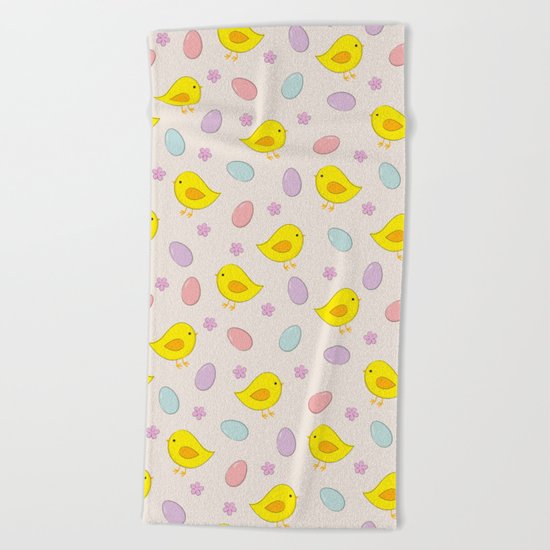 Easter pattern Beach Towel