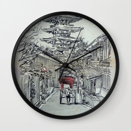 TOKYO TEMPLE Wall Clock