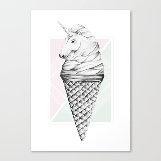 Unicone Canvas Print