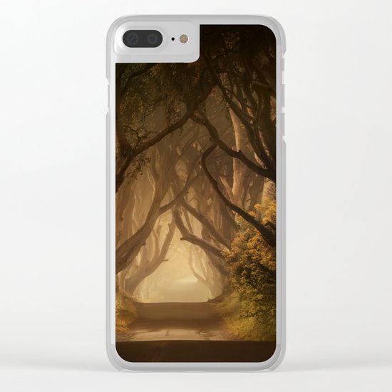 Sunny morning at Dark Hedges Clear iPhone Case