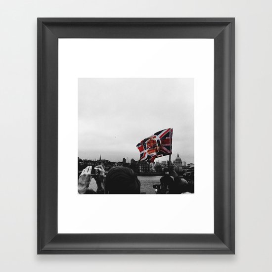Jubilee Flag Framed Art Print