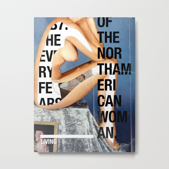 The North American Woman Metal Print