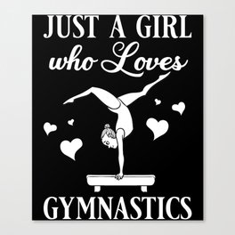 Gymnastic Tumbling Athletes Coach Gymnast Canvas Print