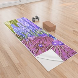 Cactus Garden Yoga Towel