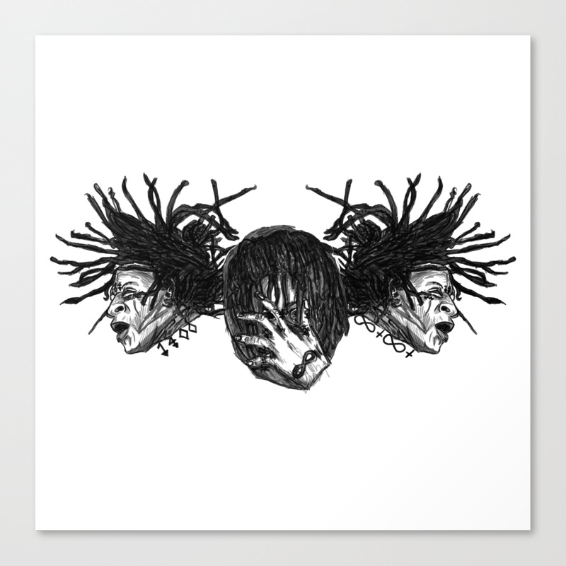 Trippie Redd Canvas Print By Raspberrytheartist Society6