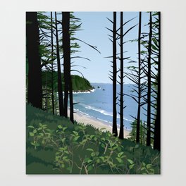 Oswald West State Park Oregon Coast Canvas Print
