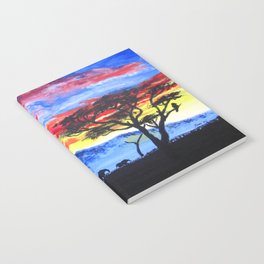 African Sunset Notebook