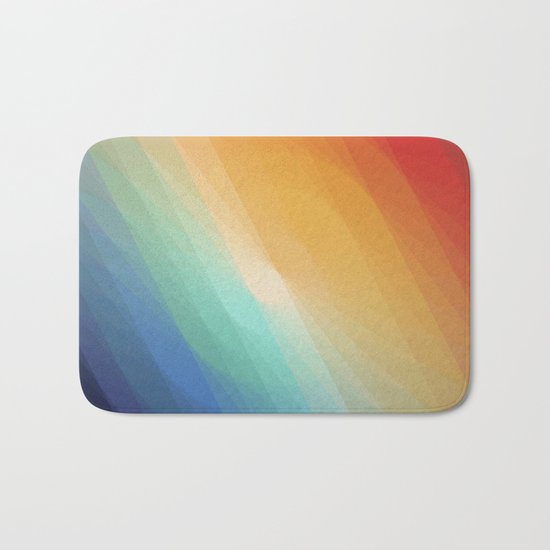 Rainbow circle Bath Mat