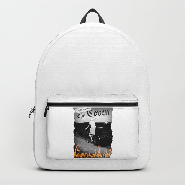 Coven collage flames Backpack