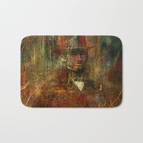 jack the ripper Bath Mat