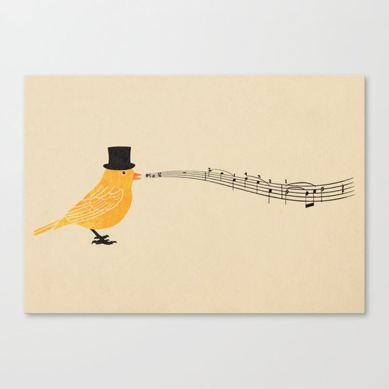 Classical Canary Canvas Print
