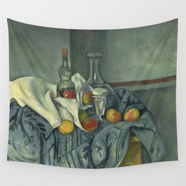Paul Cézanne - The Peppermint Bottle Wall Tapestry