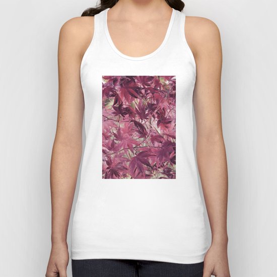 Red Fall Unisex Tank Top