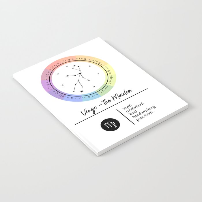 Virgo Zodiac | Color Wheel Notebook